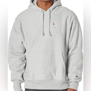 Men’s grey Champion hoodie. Brand new without tags.